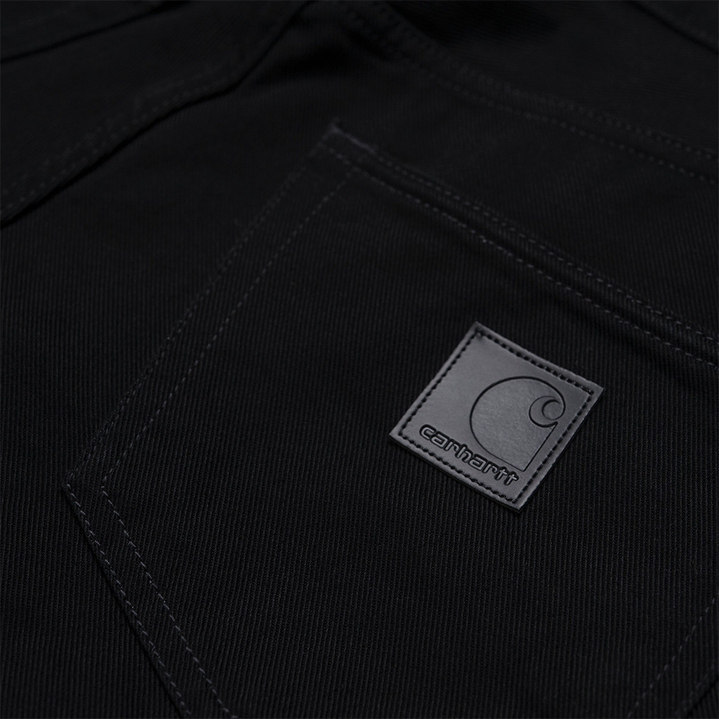 Carhartt WIP Klondike Pant (black rinsed) - Blue Mountain Store