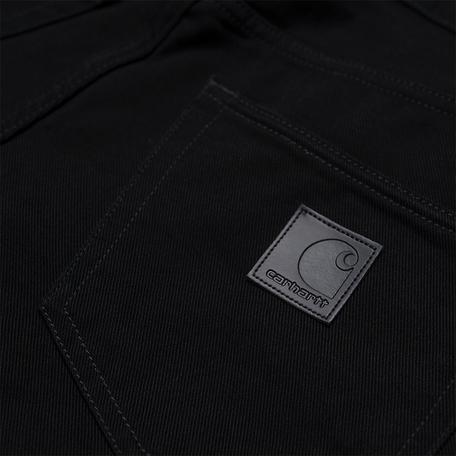 Carhartt WIP Klondike Pant (black rinsed) - Blue Mountain Store