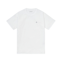 Carhartt WIP W S/S Commission Logo T-Shirt (white) - Blue Mountain Store