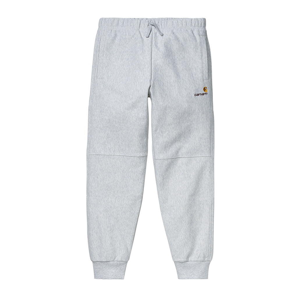 Carhartt WIP American Script Jogging Pant (ash heather) - Blue Mountain Store
