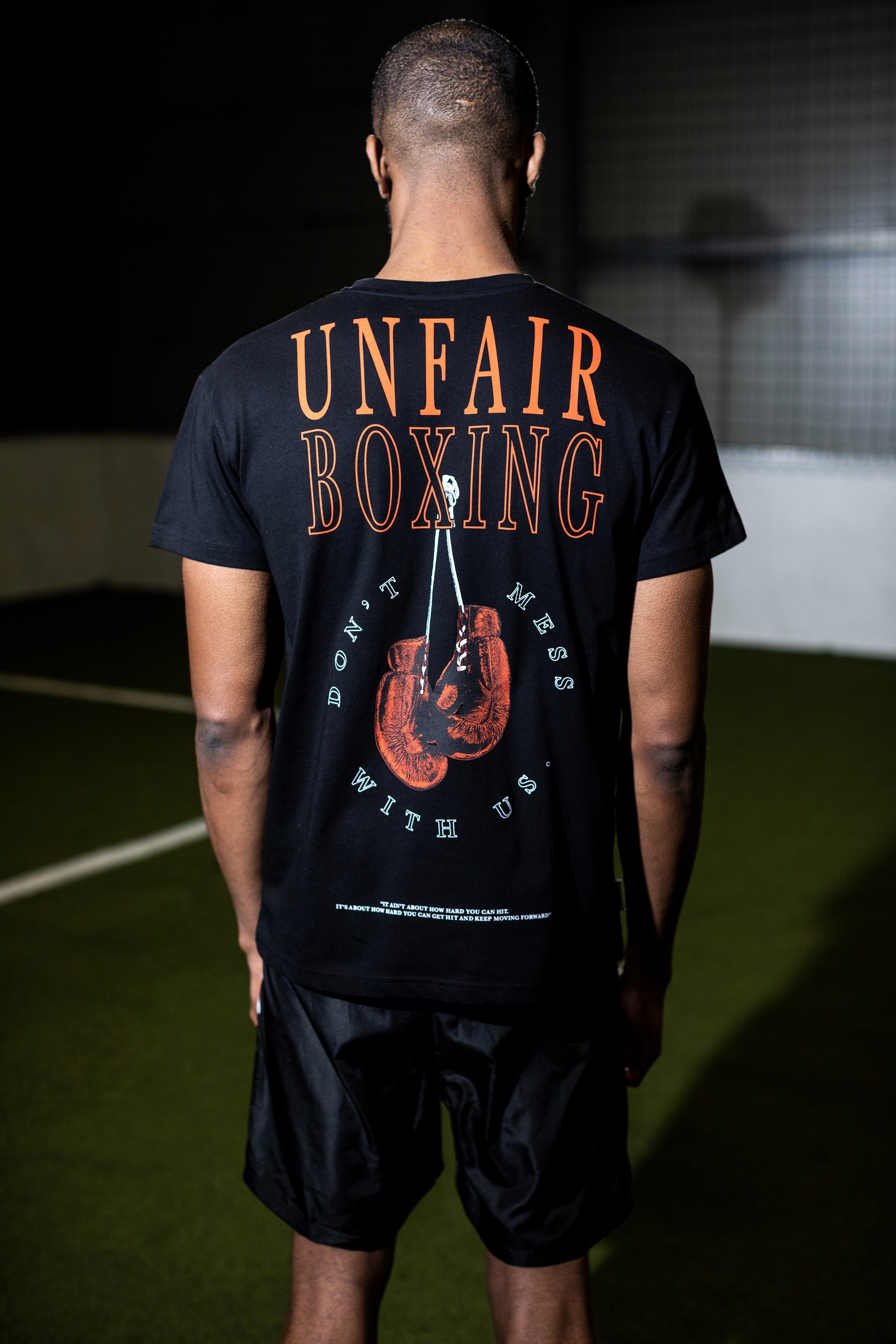 Unfair Athletics Boxing Gloves T-Shirt (black) - Blue Mountain Store