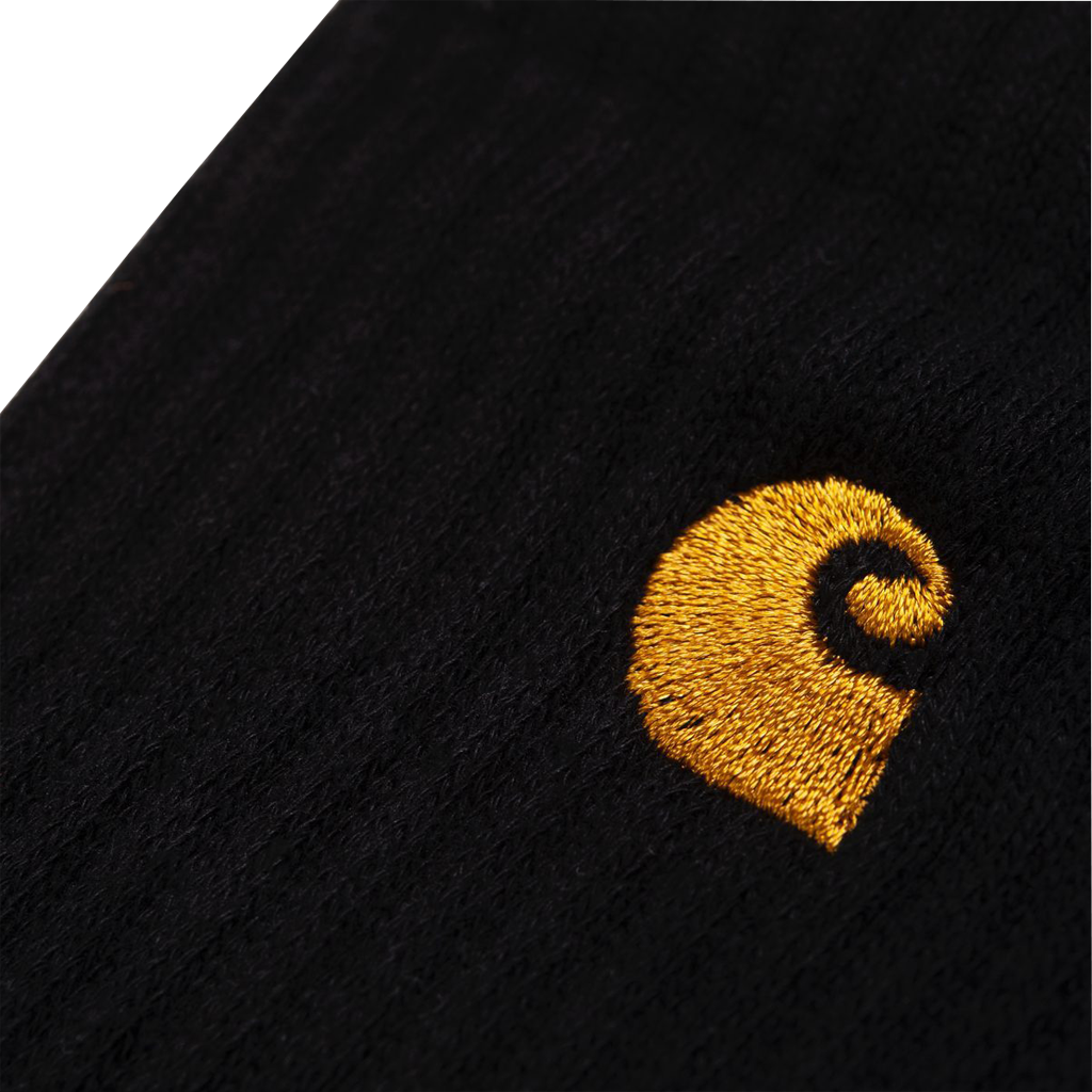 Carhartt WIP Chase Socks (black/gold) - Blue Mountain Store