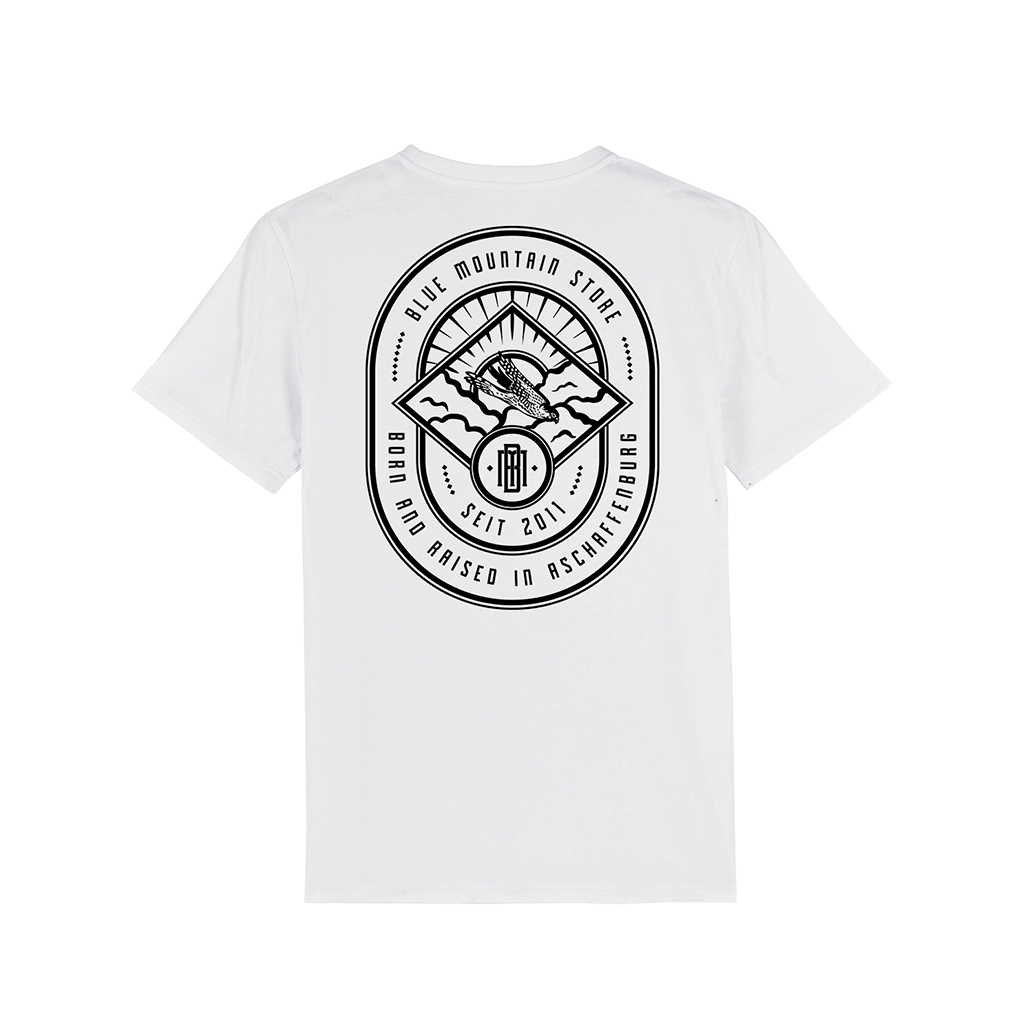 BMS "Falken B.A.R." Tee (white/black) - Blue Mountain Store