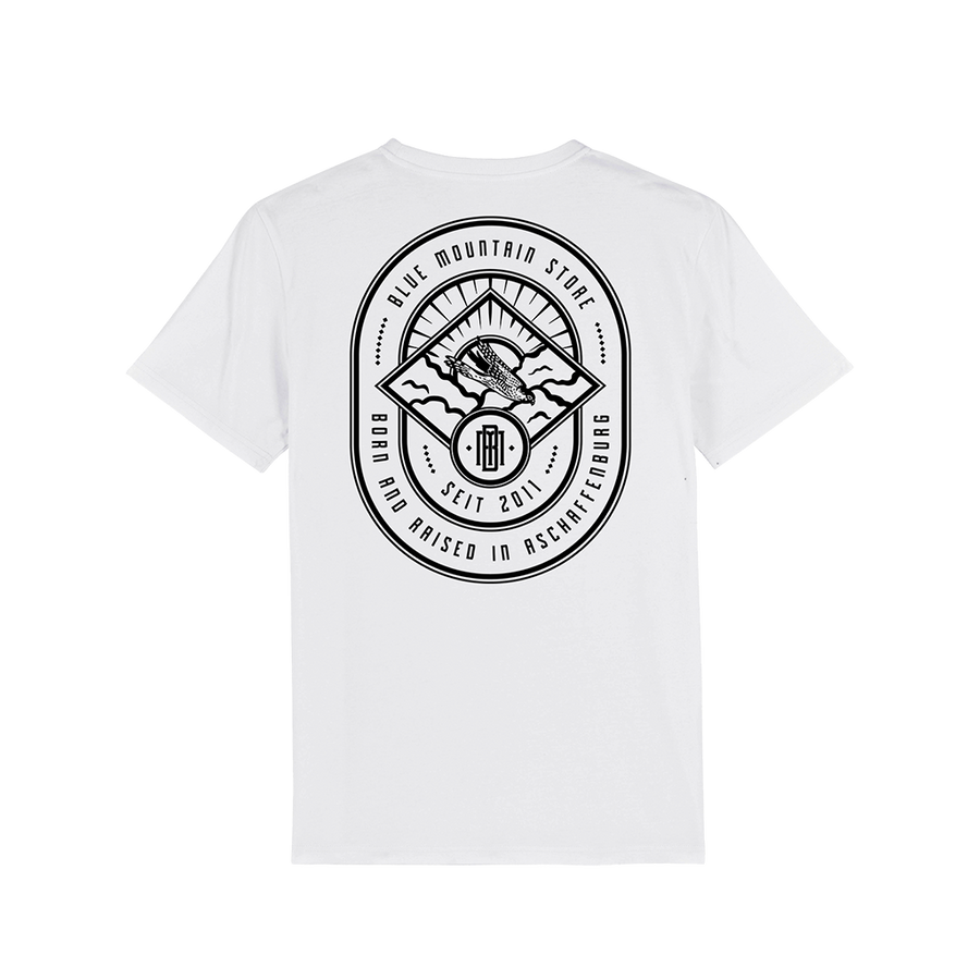 BMS "Falken B.A.R." Tee (white/black) - Blue Mountain Store