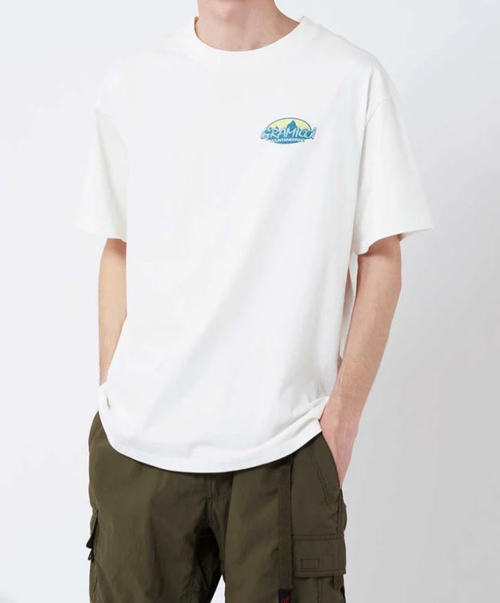 Gramicci Summit Tee (white) - Blue Mountain Store