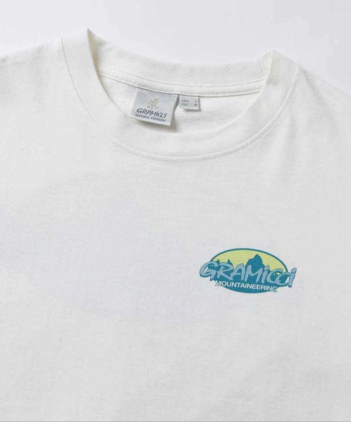 Gramicci Summit Tee (white) - Blue Mountain Store