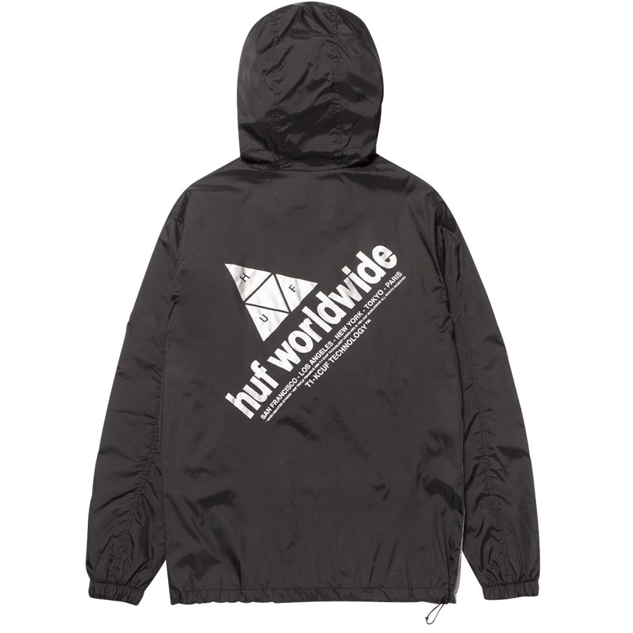 Huf Wave Anorak Jacke (black) - Blue Mountain Store