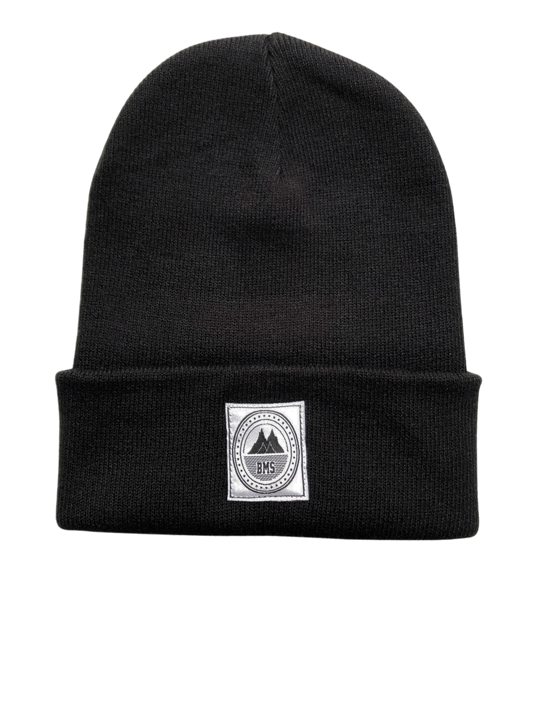 BMS Woven Patch Beanie (black) - Blue Mountain Store