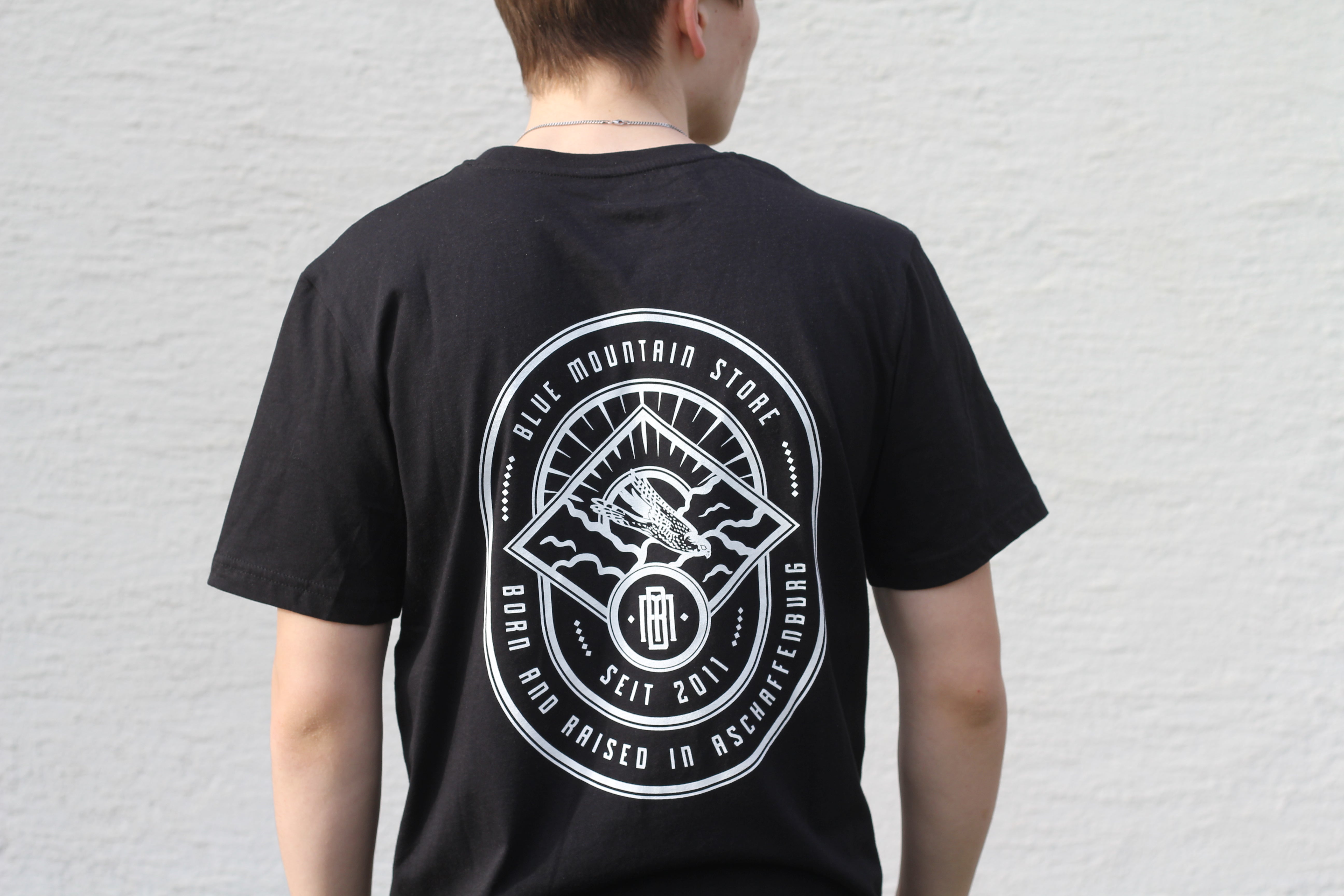 BMS &quot;Falken B.A.R.&quot; Tee (black/white) - Blue Mountain Store