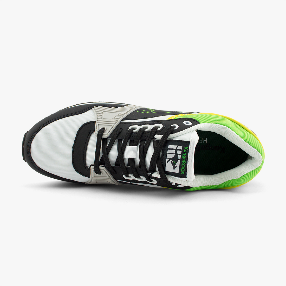 Kangaroos Shield OG (schwarz/grün)-Footwear-Blue Mountain Store