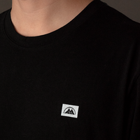 BMS Embroidery Box Logo Hoodie (schwarz/weiß) - Blue Mountain Store