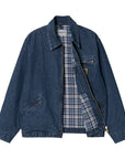 Carhartt WIP Rider Jacket (blue stone washed) - Blue Mountain Store