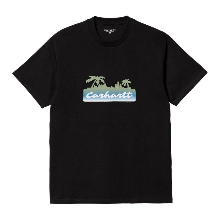 Carhartt WIP S/S Palm Script T-Shirt (black) - Blue Mountain Store