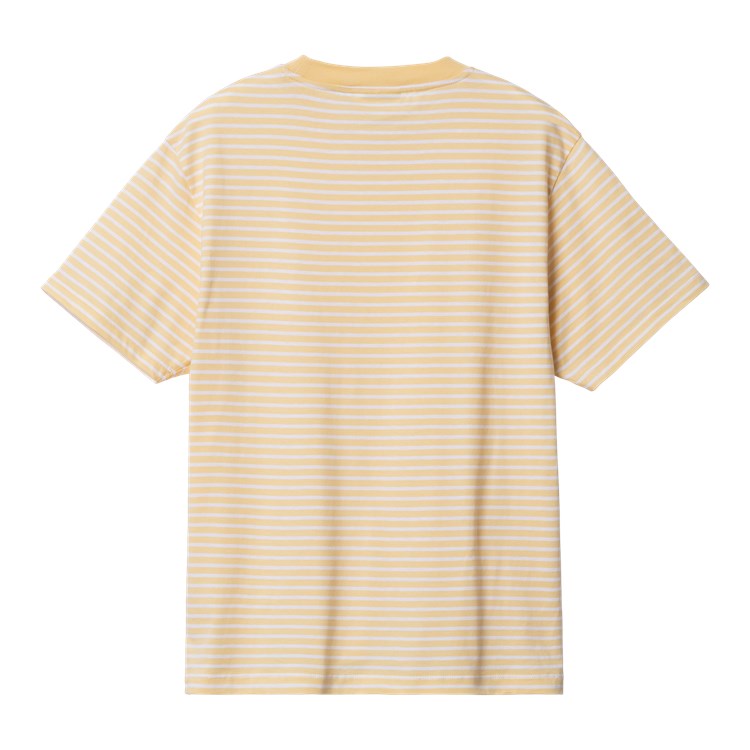 Carhartt WIP Women S/S Coleen T-Shirt (citron/white) - Blue Mountain Store