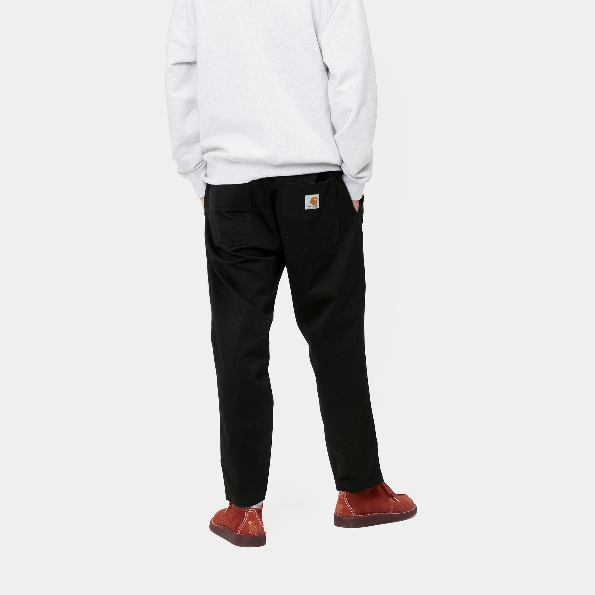 Carhartt WIP Abbott Pant (black stoned washed) - Blue Mountain Store
