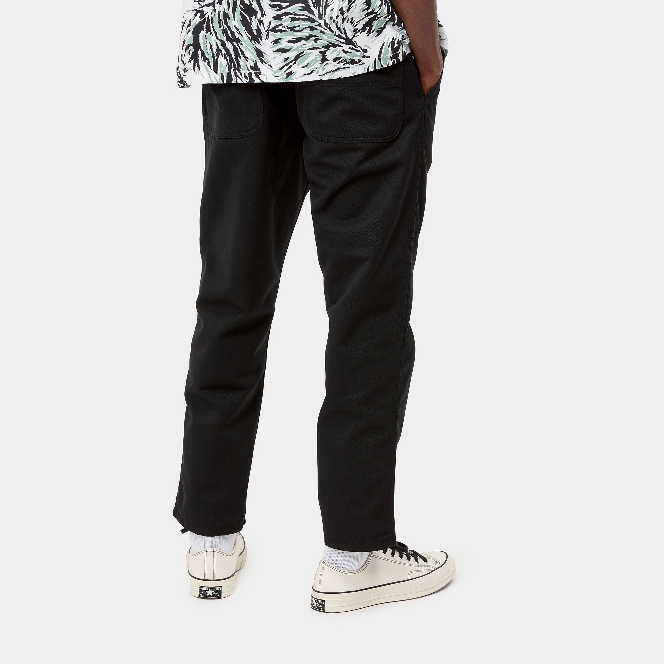 Carhartt WIP Abbott Pant (black rinsed) - Blue Mountain Store