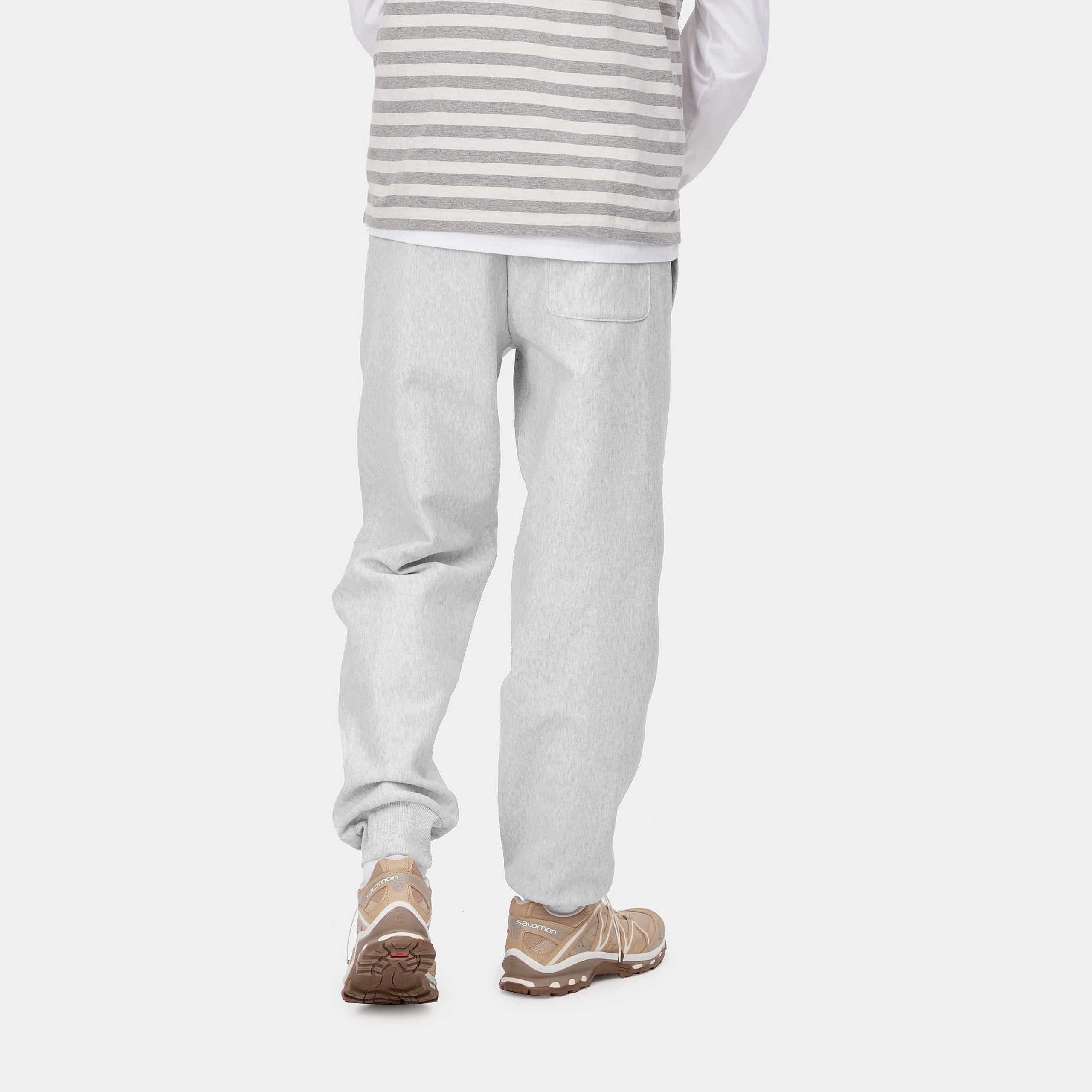 Carhartt WIP American Script Jogging Pant (ash heather) - Blue Mountain Store