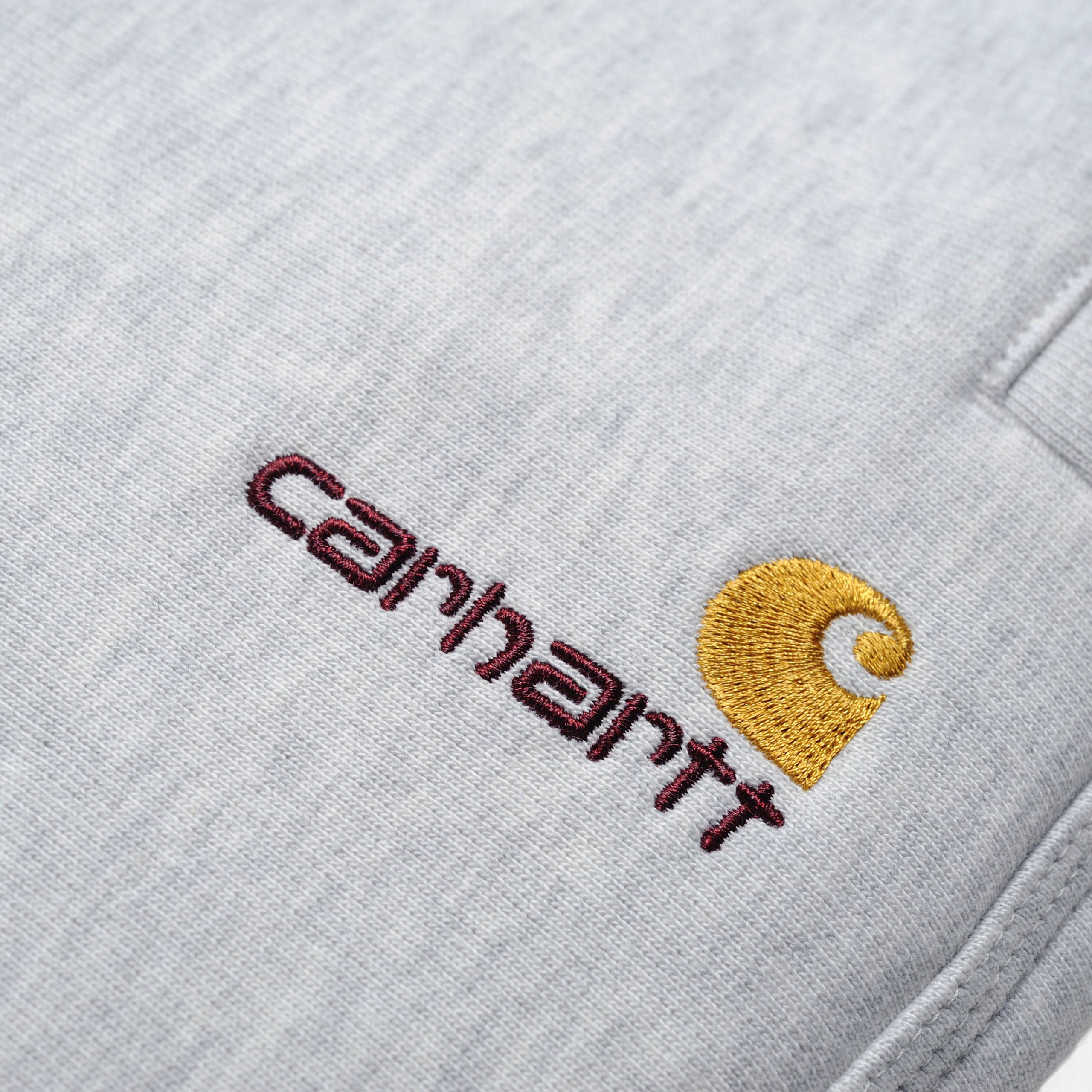 Carhartt WIP American Script Jogging Pant (ash heather) - Blue Mountain Store