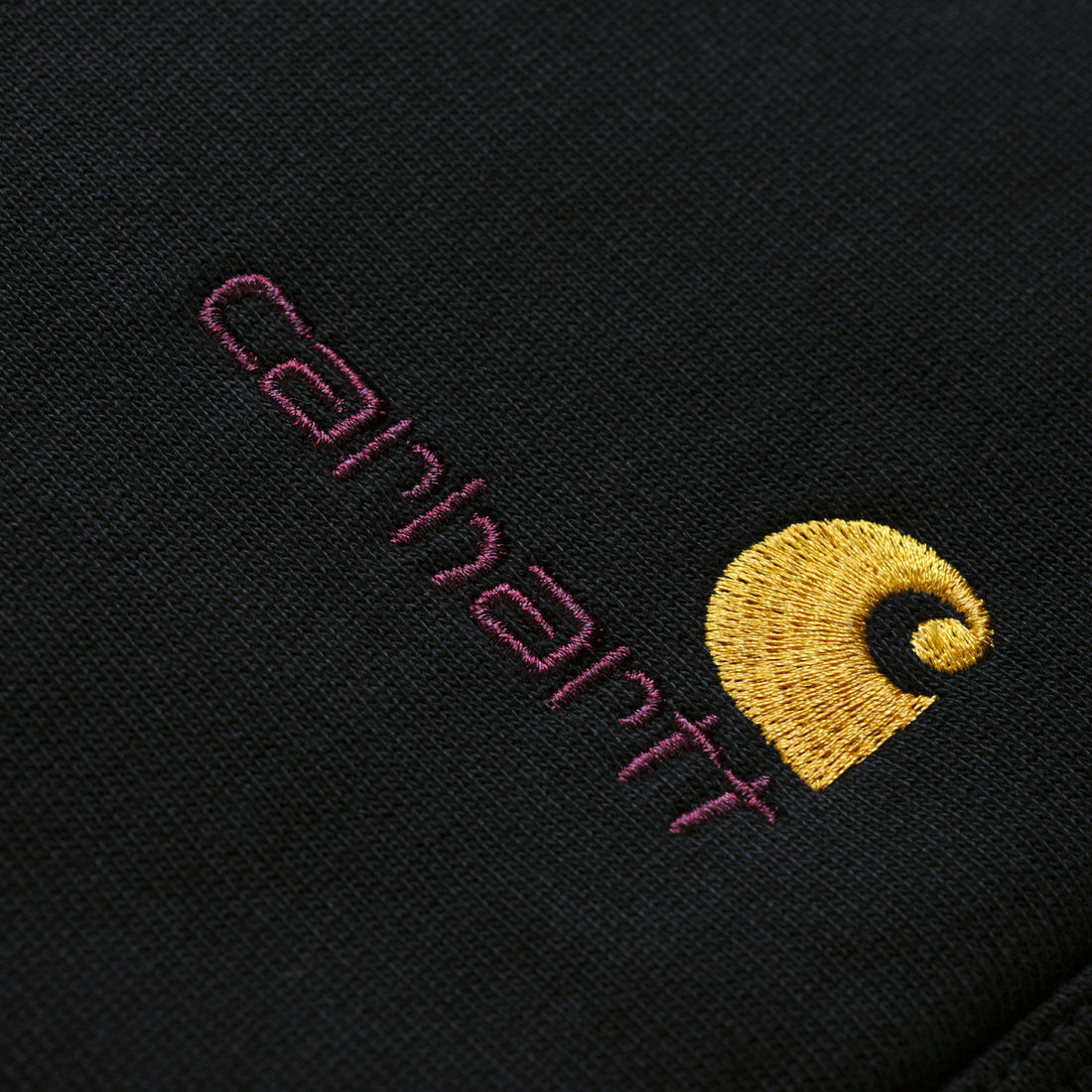 Carhartt WIP American Script Jogging Pant (black) - Blue Mountain Store