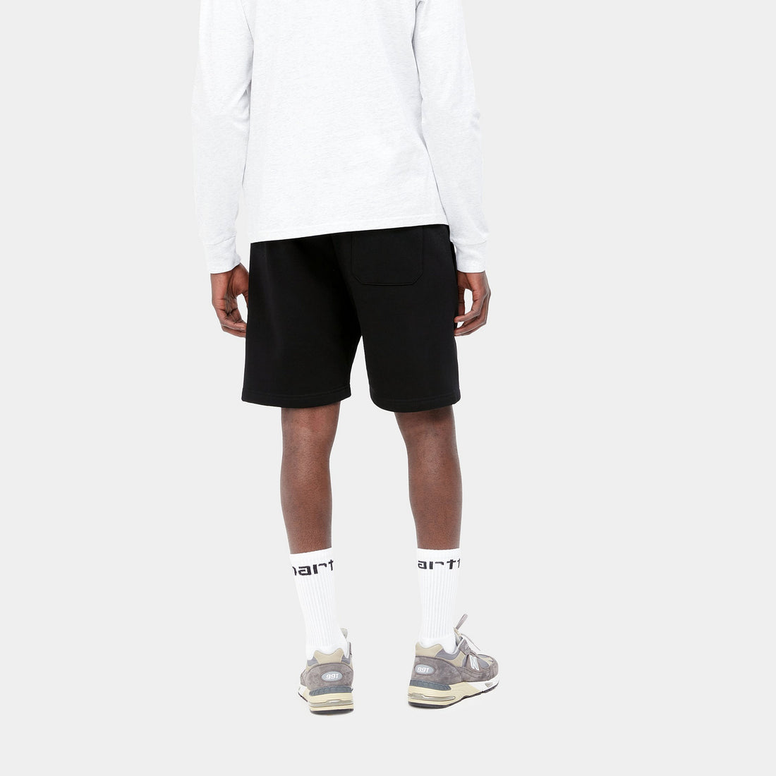 Carhartt WIP Chase Sweat Short (Black / Gold) - Blue Mountain Store