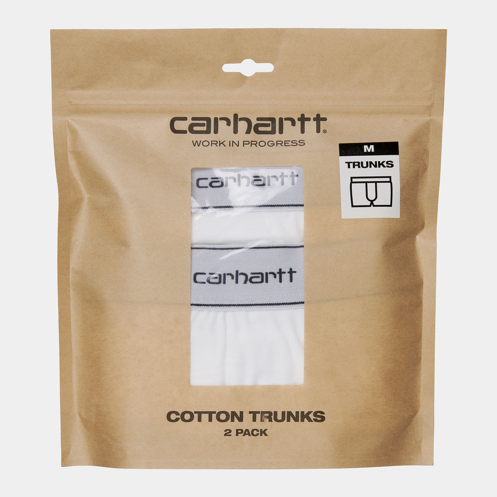 Carhartt WIP Cotton Trunks (white/white) - Blue Mountain Store