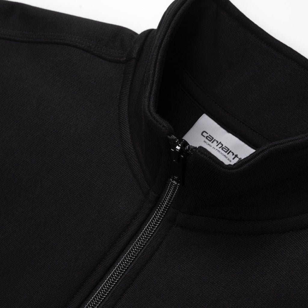 Carhartt WIP Half Zip American Script Sweat (black) - Blue Mountain Store