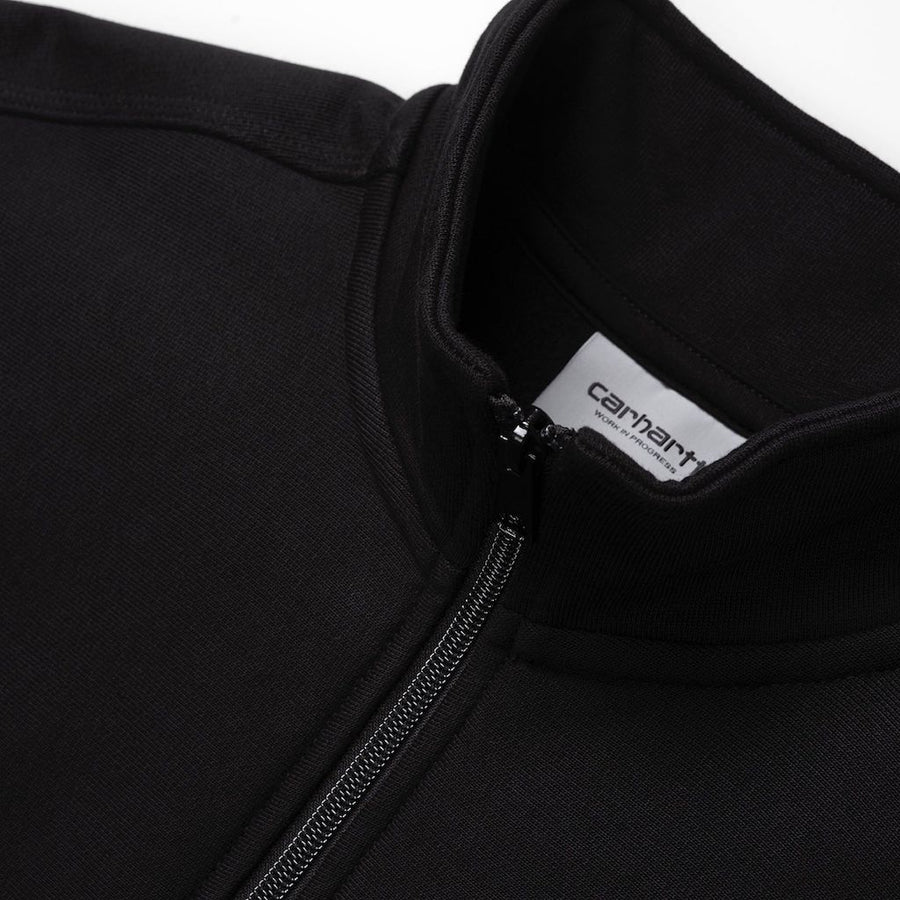 Carhartt WIP Half Zip American Script Sweat (black) - Blue Mountain Store
