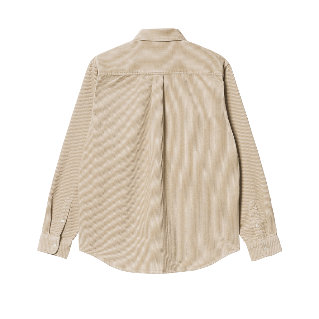 Carhartt WIP L/S Madison Cord Shirt (wall/black) - Blue Mountain Store