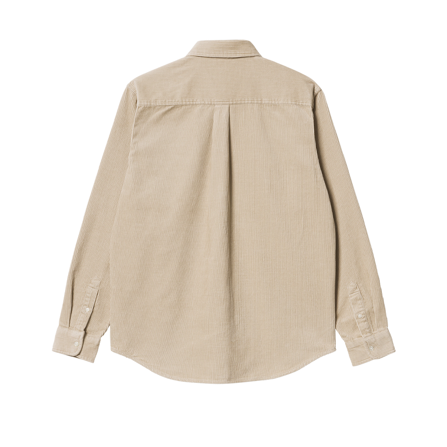 Carhartt WIP L/S Madison Cord Shirt (wall/black) - Blue Mountain Store