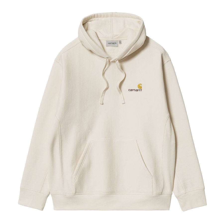 Carhartt WIP Hooded American Script Sweat (natural) - Blue Mountain Store