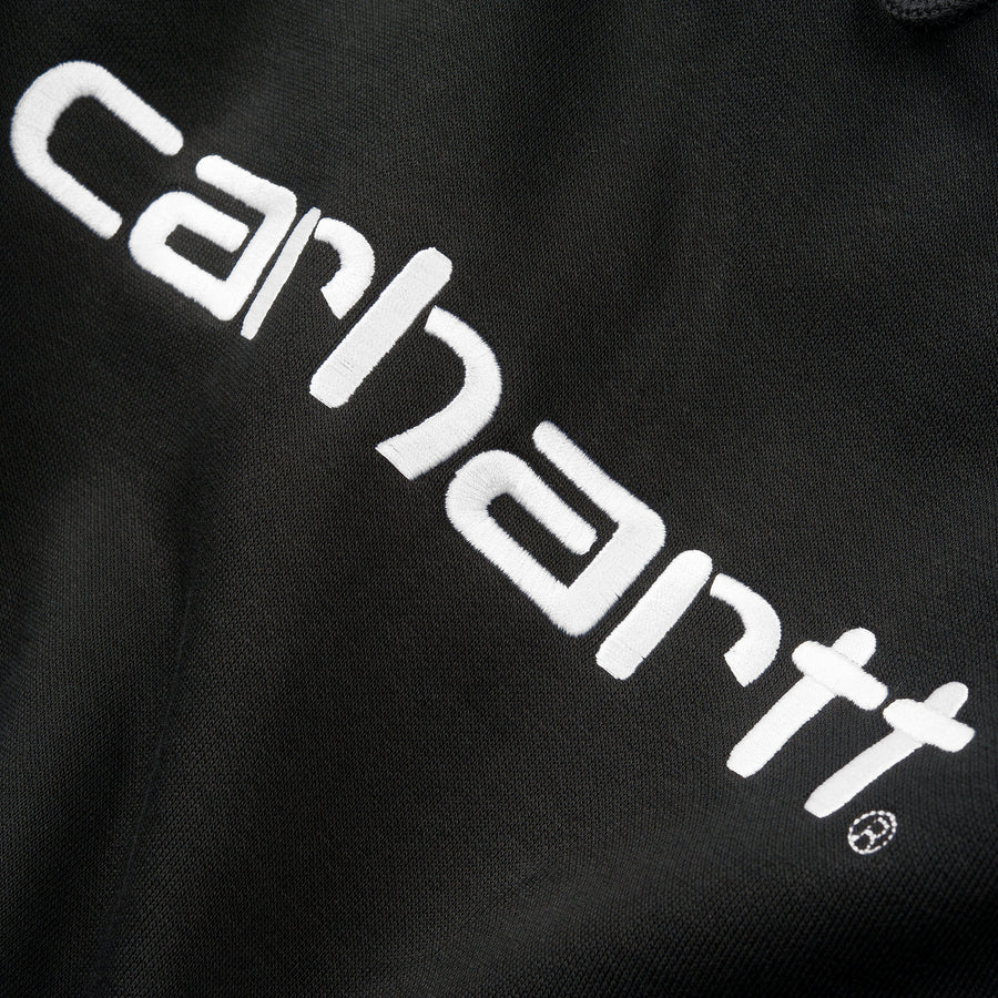 Carhartt WIP Hooded Carhartt Sweat (black/white) - Blue Mountain Store