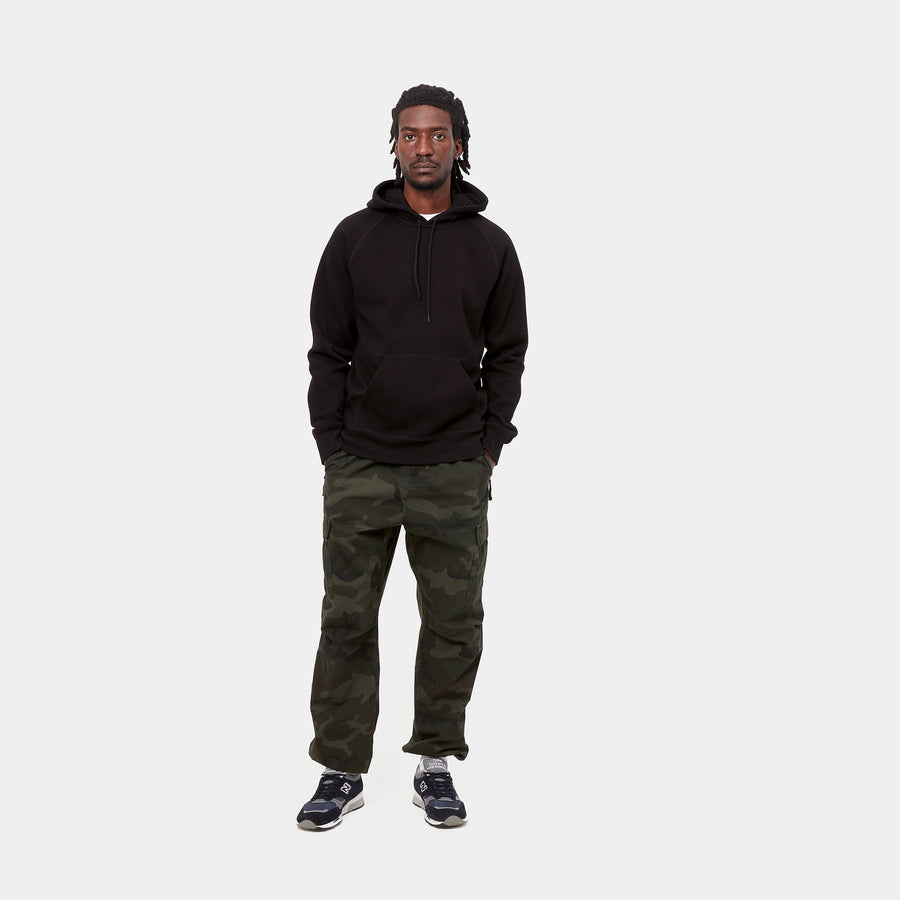 Carhartt WIP Hooded Chase Sweat (black/gold) - Blue Mountain Store