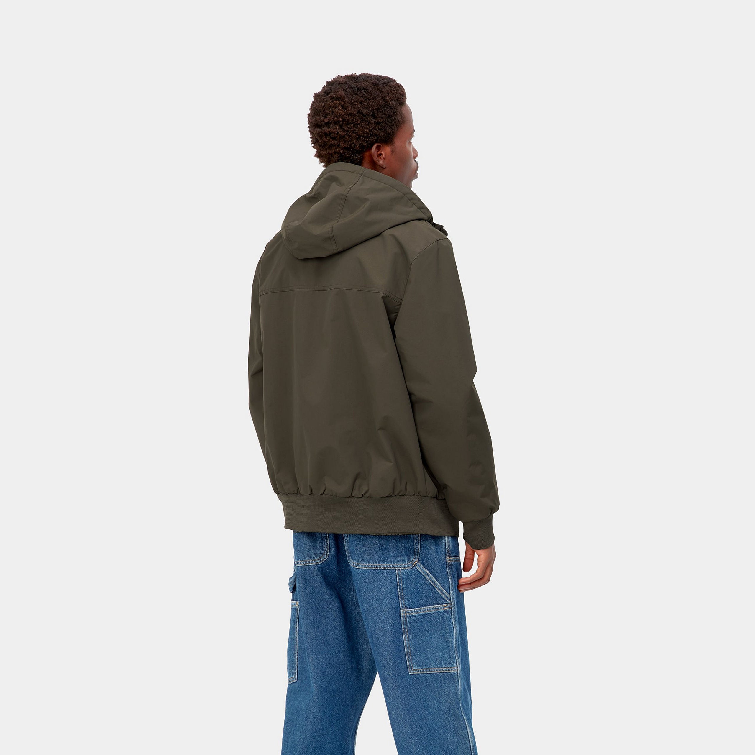 Carhartt WIP Hooded Sail Jacket (cypress/black) - Blue Mountain Store