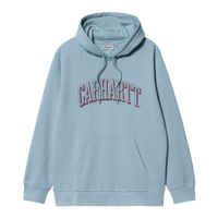 Carhartt WIP Hooded Scrawl Sweat (Misty Sky/Corvina ) - Blue Mountain Store
