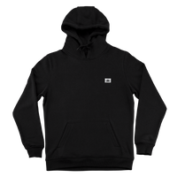 BMS Embroidery Box Logo Hoodie (schwarz/weiß) - Blue Mountain Store