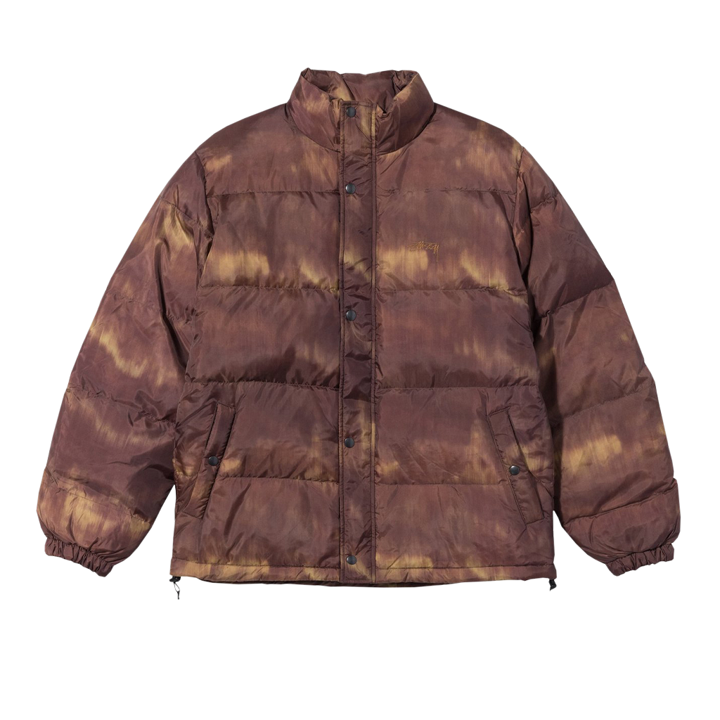 Stüssy Aurora Puffer Jacket (brown) - Blue Mountain Store