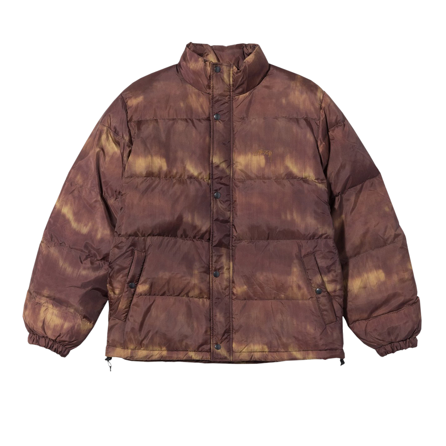 Stüssy Aurora Puffer Jacket (brown) - Blue Mountain Store