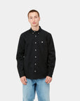 Carhartt WIP L/S Madison Shirt (black/white) - Blue Mountain Store