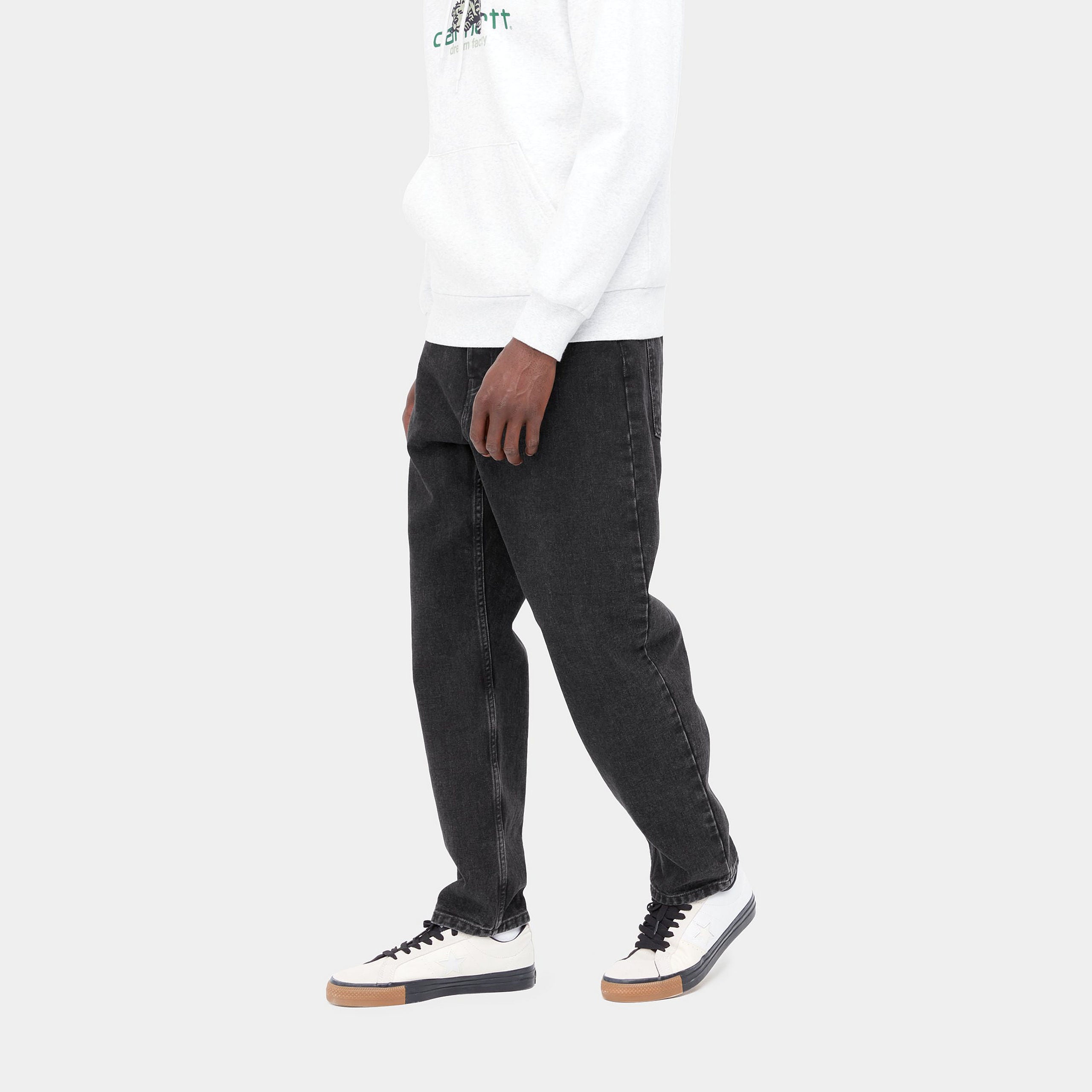 Carhartt WIP Newel Pant (black stone washed) - Blue Mountain Store