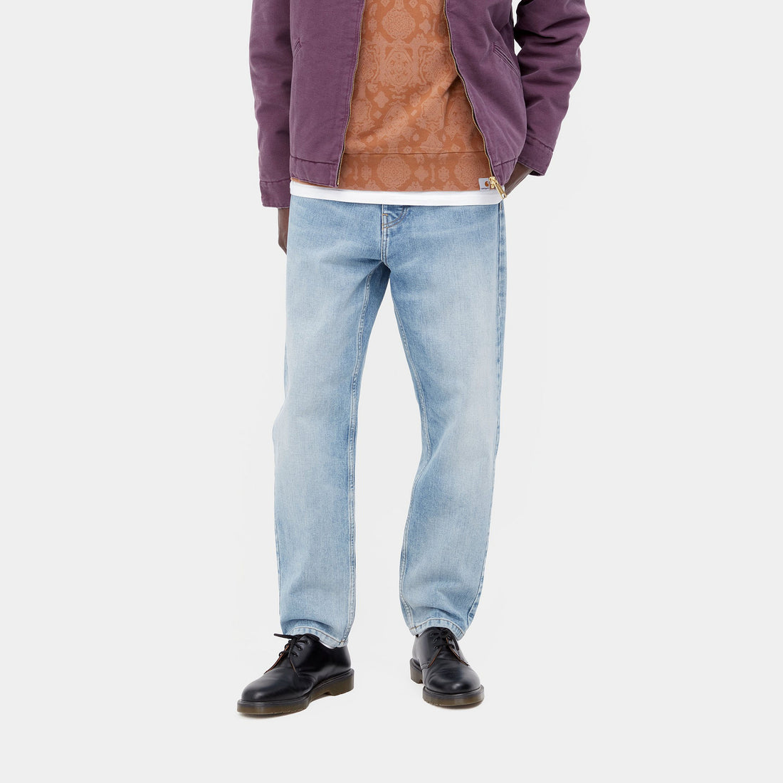 Carhartt WIP Newel Pant (blue light used wash) - Blue Mountain Store