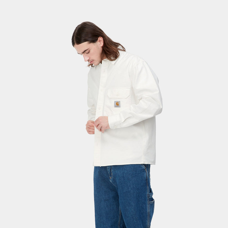 Carhartt WIP Reno Shirt Jac (off white/garment dyed) - Blue Mountain Store