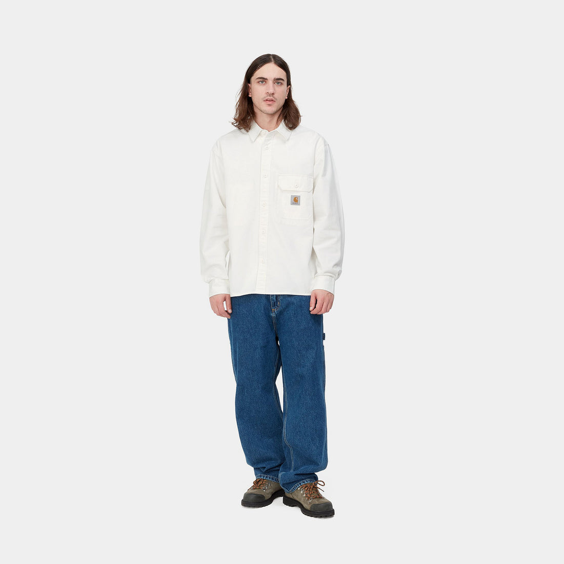 Carhartt WIP Reno Shirt Jac (off white/garment dyed) - Blue Mountain Store