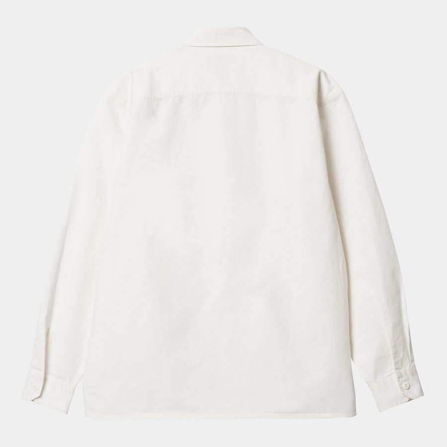 Carhartt WIP Reno Shirt Jac (off white/garment dyed) - Blue Mountain Store
