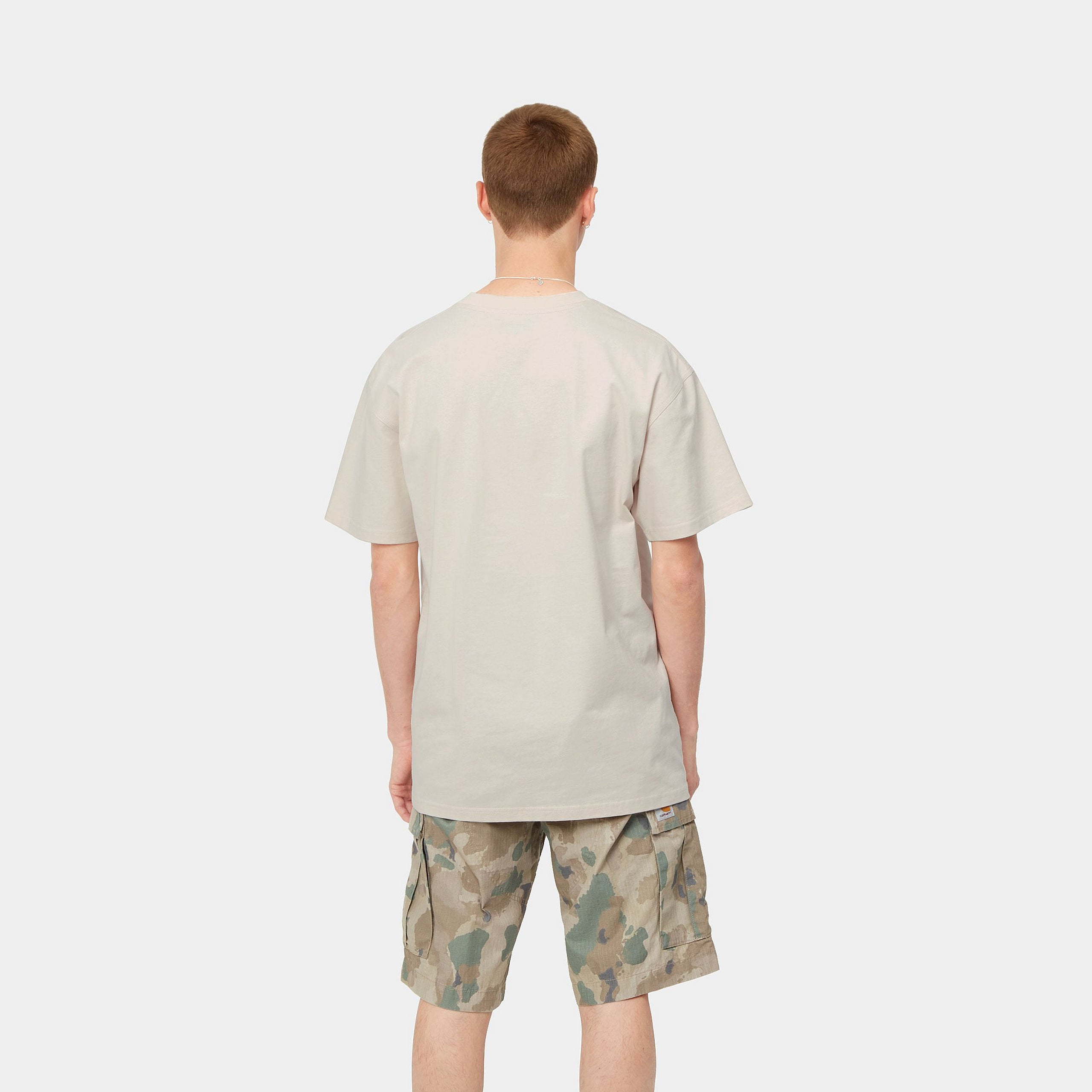 Carhartt WIP S/S American Script T-Shirt (natural) - Blue Mountain Store
