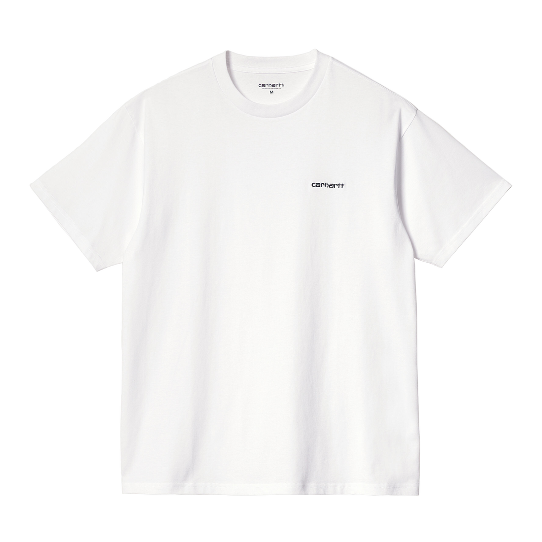 Carhartt WIP S/S Script Embroidery T-Shirt (white/black) - Blue Mountain Store
