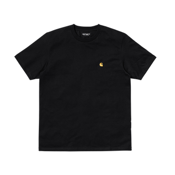 Carhartt WIP S/S Chase T-Shirt (black/gold) - Blue Mountain Store