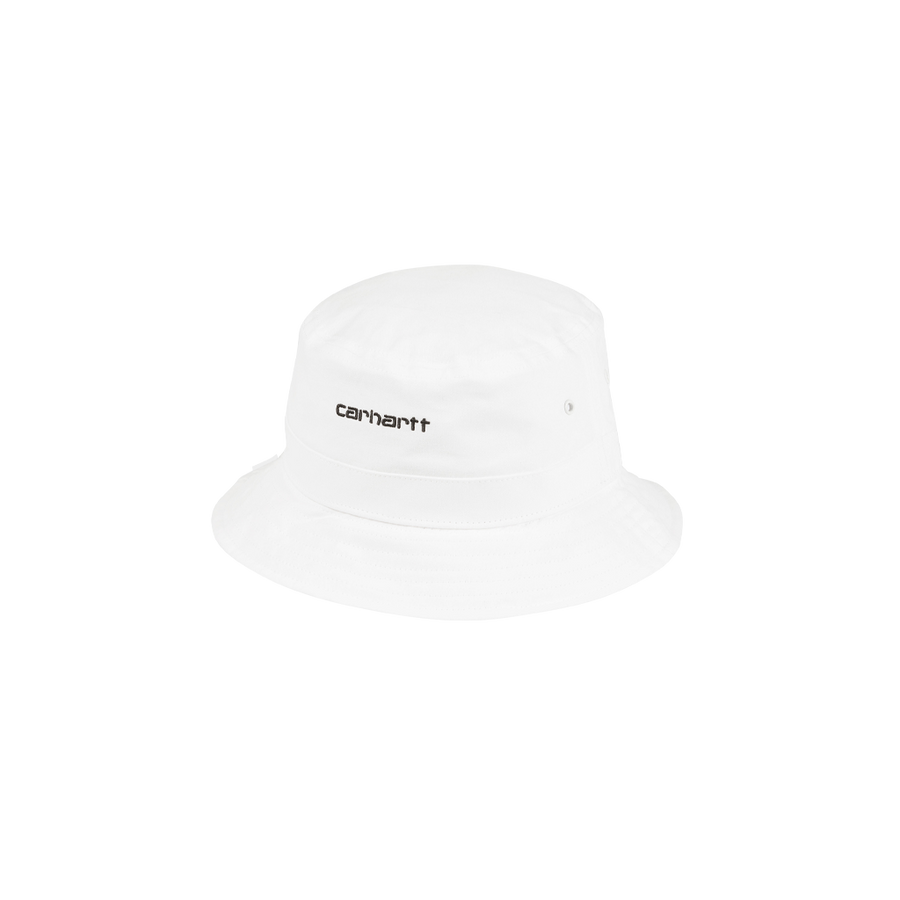 Carhartt WIP Script Bucket Hat (white/black) - Blue Mountain Store