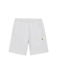 Carhartt Chase Sweat Short (ash heather/gold) - Blue Mountain Store