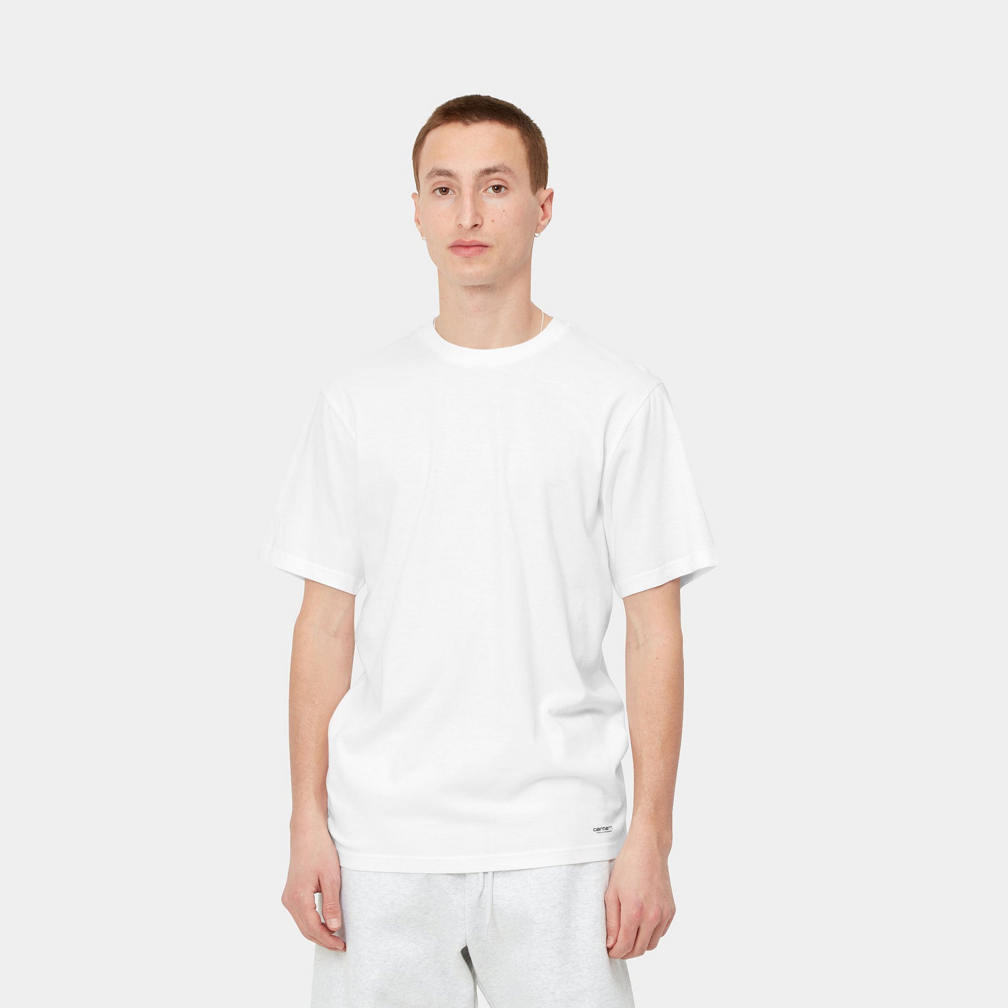 Carhartt WIP Standard Crewneck T-Shirt (white) - Blue Mountain Store