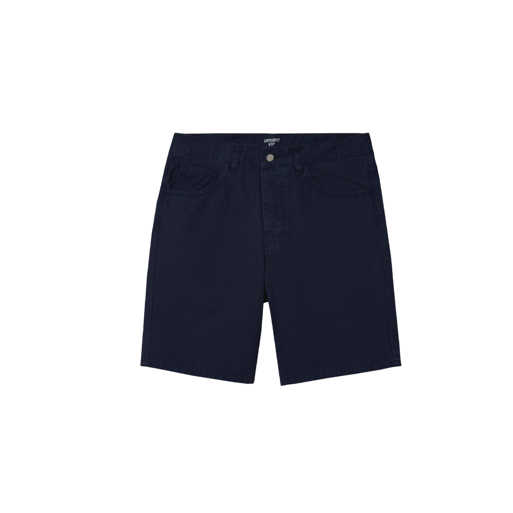 Carhartt WIP Newel Short (blue/garment dyed) - Blue Mountain Store